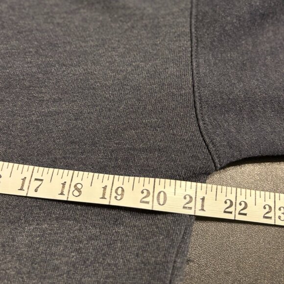 American Eagle Outfitters Embroidered Floral Sleeve Sweatshirt Gray M - Picture 7 of 11